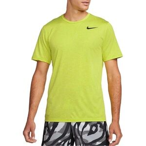 New Nike Men's Dri-FIT Utility Static Training Tee High Voltage Green T-Shirt XL